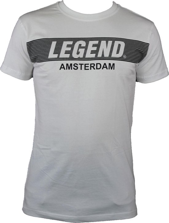 T-shirt wit Legend Amsterdam