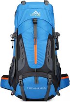 Bol.com Avoir Avoir®- Grote Hiking/Wandel Rugzak – Lichtgewicht Nylon Hiking Rugzak – 70L – Blauw – Beste Uitrusting voor Avontu... aanbieding