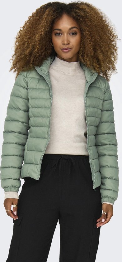 Only ONLNEWTAHOE HOOD WAISTCOAT OTW NOOS 15205760 licht blauw kopen bij