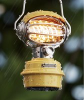 Lampe de camping - Lampe de camping rechargeable - 5-230lm - LED - Lampe de camping - Lampe de tente - type c - Étanche IPX4 - jaune