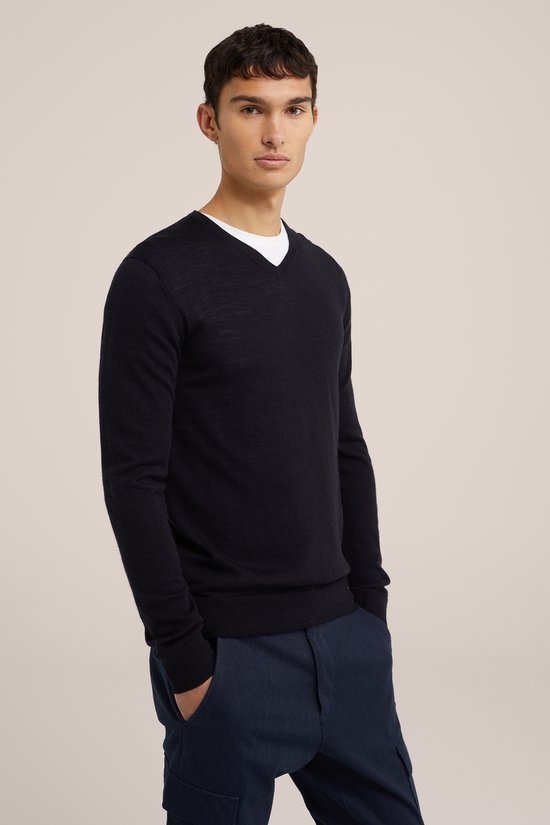 WE Fashion Pull homme en laine mérinos