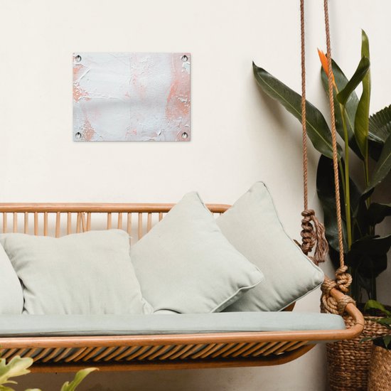 Décoration de Jardin Peinture - Abstrait - Design - 40x30 cm - Toile de jardin - Poster extérieur