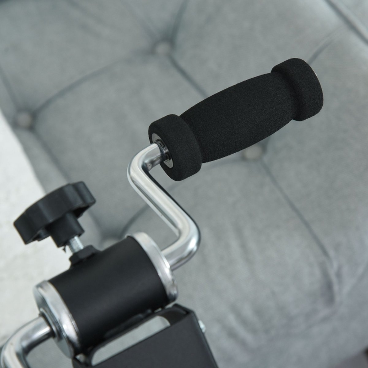 Afbeelding 3 van Hometrainer senioren - Fietstrainer - Fitness - Zwart - 41 x 50 x 96cm
