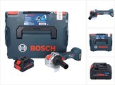 Bosch GWX 18V-7 Professionele accu haakse slijper 18 V 125 mm Brushless X-LOCK + 1x ProCORE oplaadbare accu 5,5 Ah + L-Boxx - zonder oplader