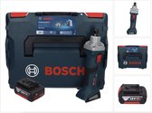 Bosch GGS 18V-20 rechte accuslijpmachine 18 V borstelloos + 1x accu 5.0 Ah + L-BOXX - zonder lader