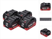 Metabo LiHD accupack set 4x 18 V 10.0 Ah CAS systeem ( 4x 625549000 )