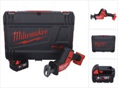Milwaukee M18 FHZ-501X accu reciprozaag 18 V 22 mm borstelloos + 1x accu 5.0 Ah + HD box - zonder lader