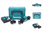 Makita DJR 189 RM1J Accu Reciprozaag 18 V Brushless + 1x accu 4.0 Ah + lader + Makpac