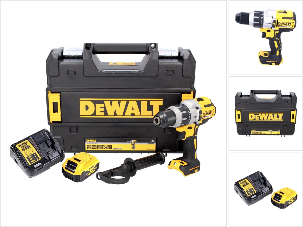 DeWalt DCD 996 P1 accu-klopboormachine 18 V 95 Nm borstelloos + 1x accu 5,0 Ah + oplader + TSTAK