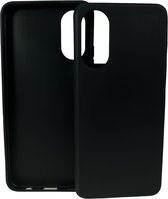 Flexibele achterkant Silicone hoesje Zwart Geschikt voor: Oppo Reno 8T 4G