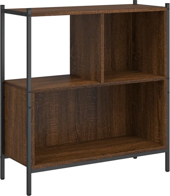 vidaXL-Boekenkast-72x28x77,5-cm-bewerkt-hout-bruineikenkleurig