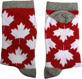 Sockston Socks - 2 paren Canada Socks - Grappige Sokken - Vrolijke Sokken