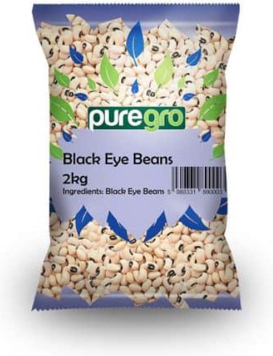Puregro Black Eye Beans (2kg)