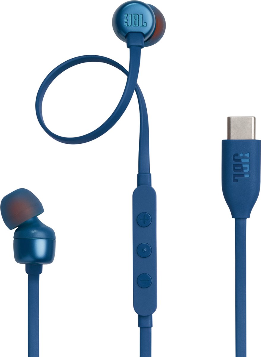 Bol.com JBL Tune 310C - USB-C Oordopjes voor iPhone 15, 16 & 17 - Bedrade In-ear met Microfoon - Oortjes Bedraad - JBL Pure Bass... aanbieding