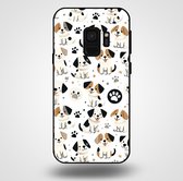 Smartphonica Telefoonhoesje voor Samsung Galaxy S9 met honden opdruk - TPU backcover case honden design / Back Cover geschikt voor Samsung Galaxy S9