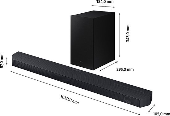 Samsung HW-Q600C - Soundbar - Inclusief subwoofer - Buitenlands model