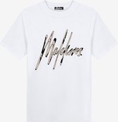 T-Shirt Signature détruit - Wit - M