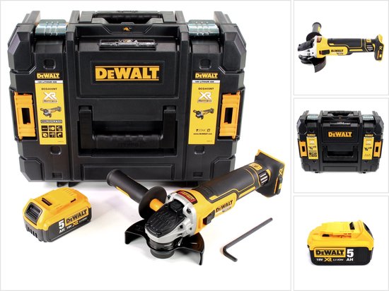 Accu-rechte slijper, compatibel met Makita 18 V accu, borstelloze rechte slijper, 6 mm, 3 mm boorhouder, professionele staafschuurmachine, 4 variabele snelheden voor het slijpen, polijsten en gravure