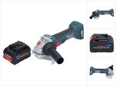 Bosch GWS 18V-7 Professionele accu haakse slijper 18 V 125 mm borstelloos + 1x ProCORE accu 8.0 Ah - zonder lader