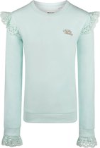 No Way Monday-Meisjes Sweater met ronde hals Ls-Licht aqua