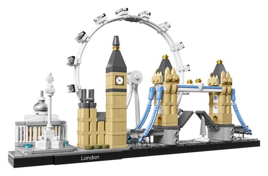 LEGO Architecture Londen Skyline Collectie Decoratie en Bouwpakket voor Volwassenen 21034