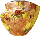 Goebel- Vincent van Gogh | Vase Tournesols 33 | Porcelaine - 33cm - avec de l'or véritable