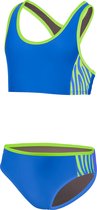 BECO zebra vibes - bikini voor kinderen - blauw - maat 164