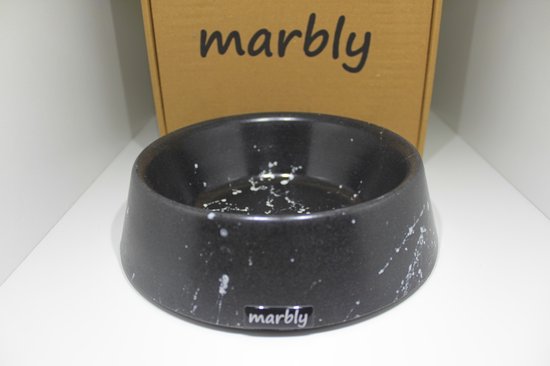 Marbly - Black White - 200 ml - MARMER - voerbakken en drinkbakken