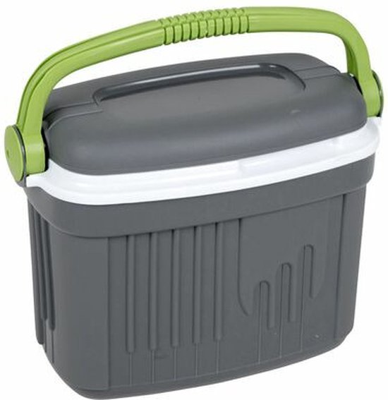 Koelbox met koelelementen - 8 liter - kunststof - grijs - 36 x 21 x 28 cm van KOEL — afbeelding 3