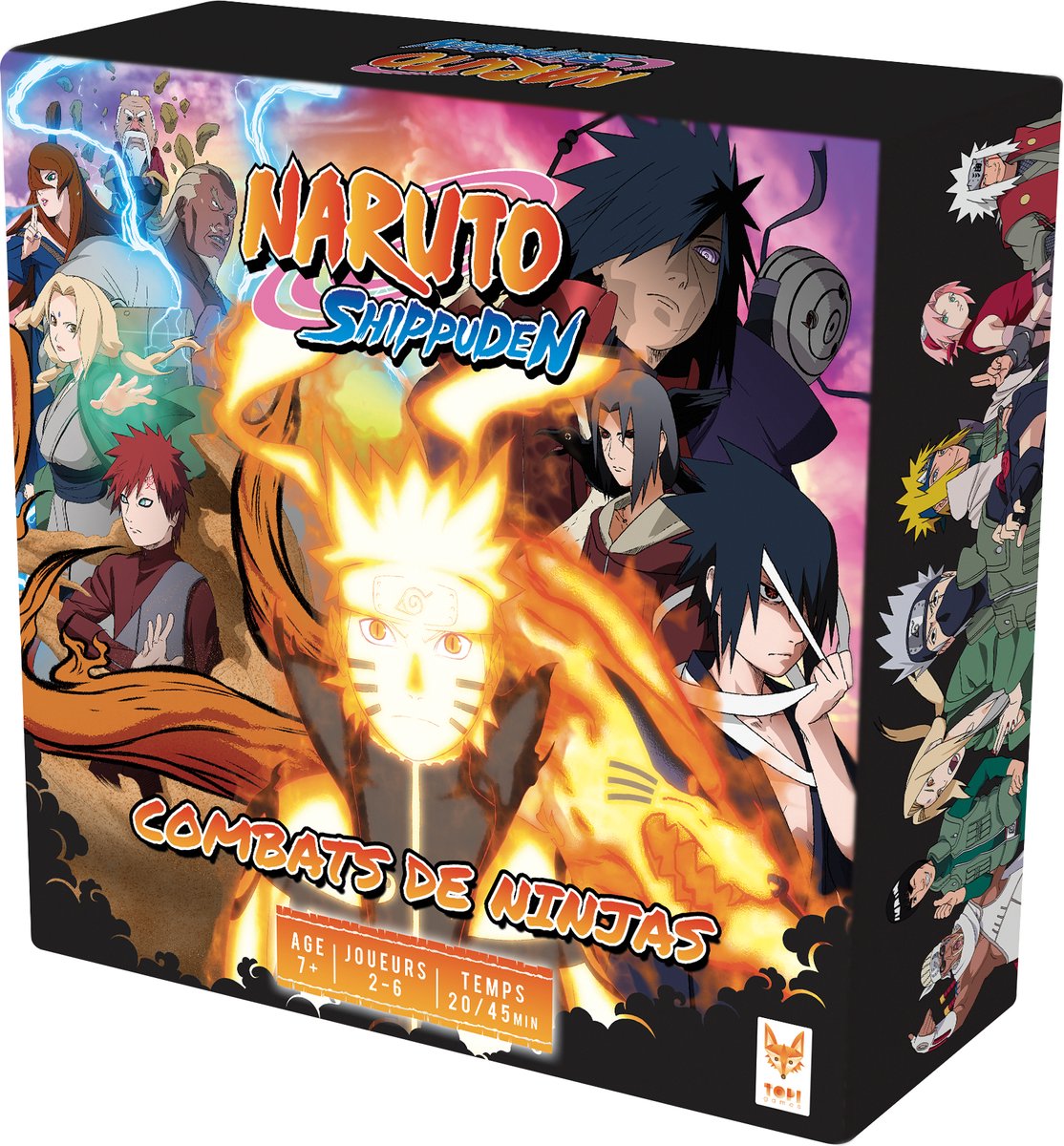 Topi Games – Naruto Shippuden – Tactisch bordspel – 2 tot 6 spelers