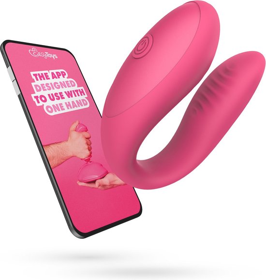 EasyConnect - EasyToys - Koppelvibrator Orio via App - Koppel Vibrator - Sex Toys voor Vrouwen - Vibrators voor Vrouwen - Sex Toys - Vibrator - Vibrator voor Koppels - Roze