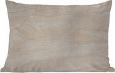 Buitenkussens - Tuin - Marmer - Kalk - Zand - Textuur - 50x30 cm