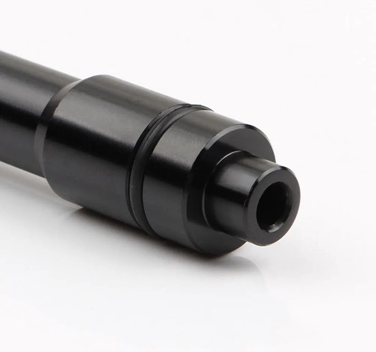 12mm steekas naar 9mm QR Quick Release Adapter - Voor 100mm - Zwart - MTBcycling
