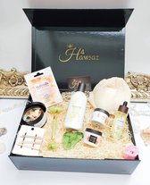 Huidverzorging geschenkset 23 stuks - Hawsaz.nl Cadeau - Edelsteen gerukaars vanille - Serum - Masker - Massage - Gezichtsroller - Geschenksets - Cadeausets voor dames - Verwenpakket - Geschenkset - Luxe Cadeaupakket - verzorgingsproducten