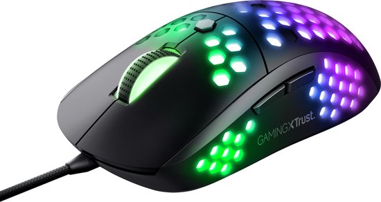Trust GXT 960 Graphin - Gaming Muis - RGB Verlichting - Rechtshandig - Zwart
