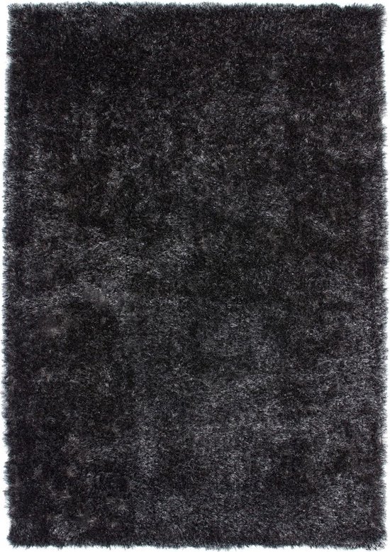 Lalee Twist | Modern Vloerkleed Hoogpolig | Anthracite | Tapijt | Karpet | Nieuwe Collectie 2024 | Hoogwaardige Kwaliteit | 80x150 cm