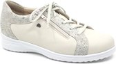 Finn Comfort, BEXLEY, 02231-902734, Ivoor/beige veterschoenen wijdte K