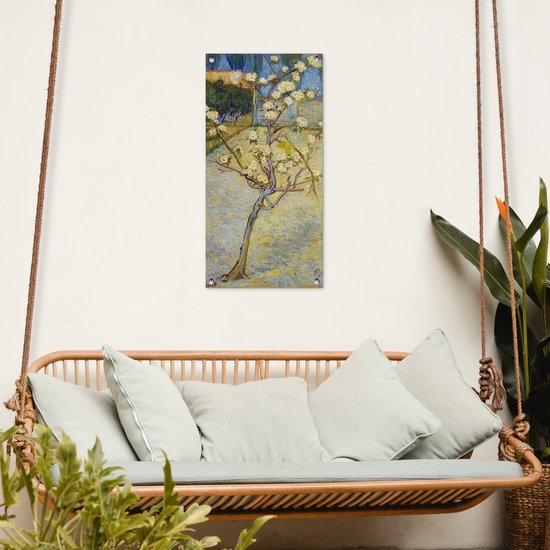 Affiche de jardin Poirier en fleurs - Vincent van Gogh - 40x80 cm