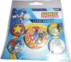 Sega - Sonic The Hedgehog - "Speed Team" Set van 5 Badges