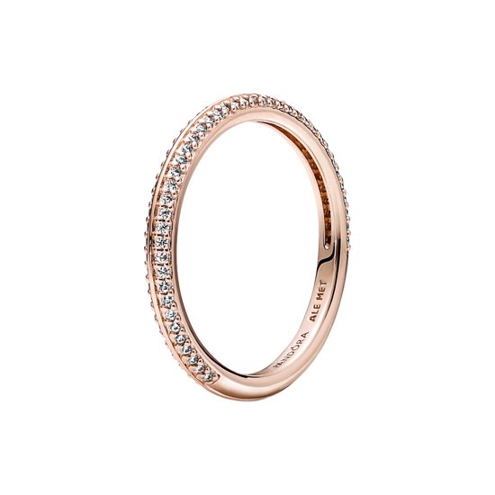 Pandora ME Ring pour femme Métal plaqué or - Couleur or rose - 16,50 mm / taille 52