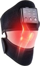Knie massage apparaat - Kniemassage - 3 massage standen - 3 warmtestanden - Gewrichtspijn - Kniebrace - Draadloos - Pijnverlichting - Aanbevolen door fysio's!