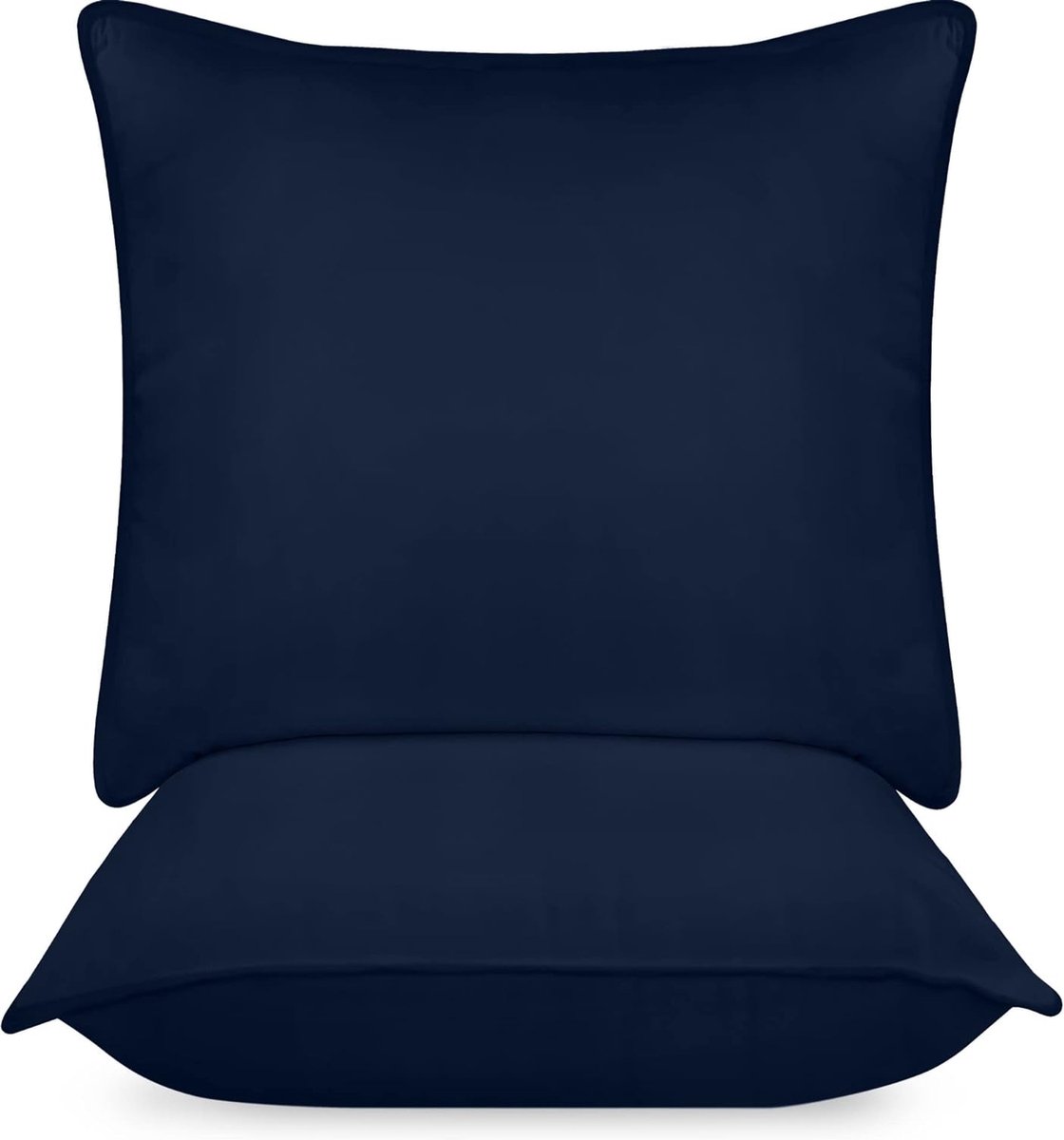 Hoofdkussen (set van 2), slaapkussen, ademende en zachte kussens (65 x 65 cm (2-delige verpakking), marineblauw, 2)
