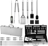 Barbecue Accessoires Set – Grillset - Barbecue Bestek - 20 stuks