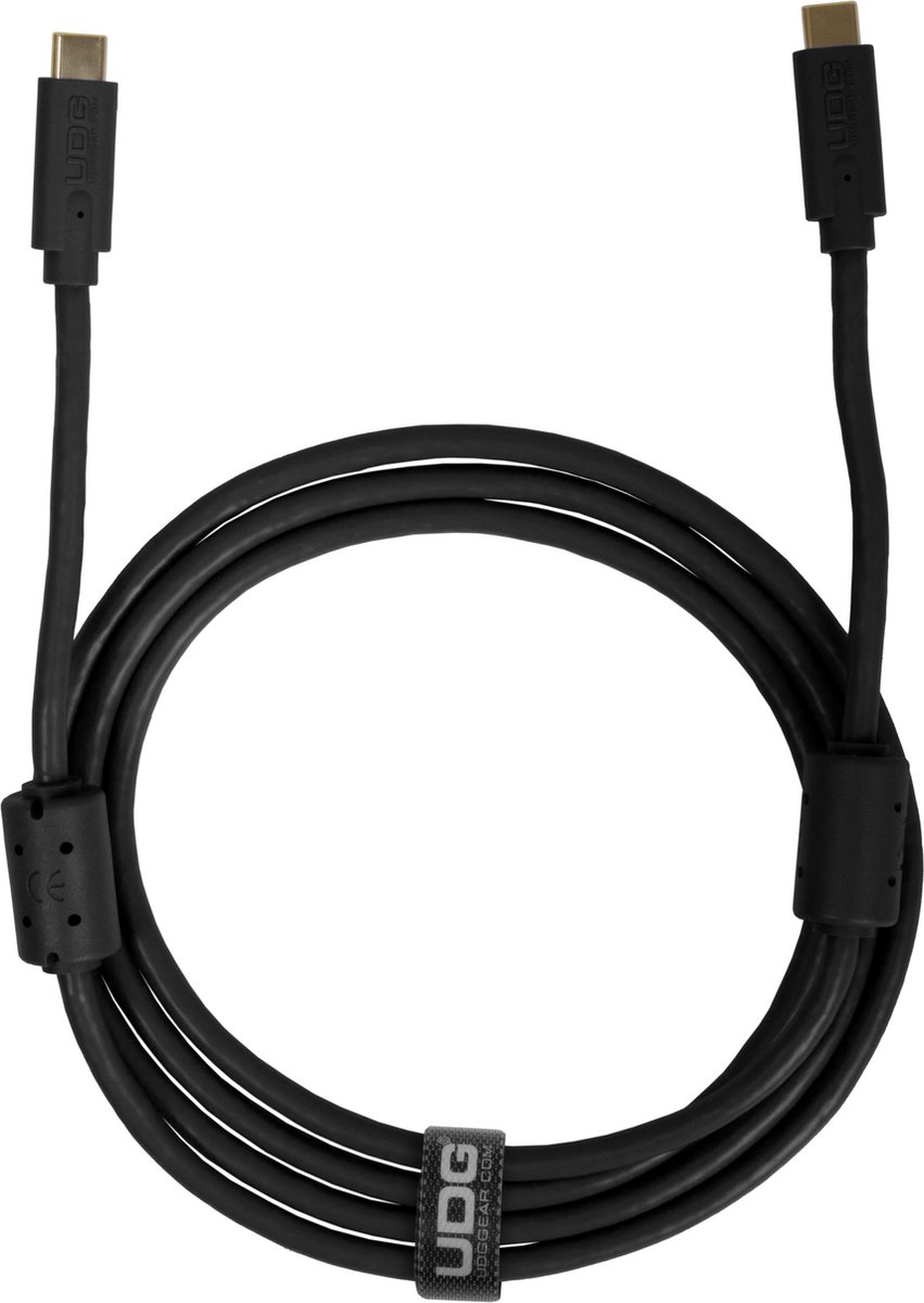 UDG USB 3.2 C-C Black Straight 1,5m U99001BL - Kabel voor DJs