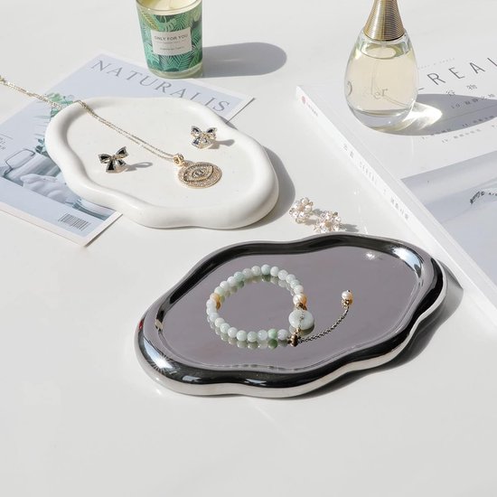 Sieraden Schotel Dienblad, Keramische Dienbladen Sieraden Opslag Plaat Sleutels, Veranda Ornamenten Key Frame, Desktop Storage Organizer Tray Voor Kleingeld, Munt, Sleutel, Telefoon, Bril Sieraden Schotel Dienblad, Keramische Dienbladen Sieraden Opslag Plaat Sleutels, Veranda Ornamenten Key Frame, Desktop Storage Organizer Tray Voor Kleingeld, Munt, Sleutel, Telefoon, Bril