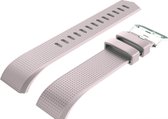Jumada's - Siliconen sportarmband voor Fitbit Charge 1 & 2 | Lila | Large | geschikt voor activity tracker | vervangende horlogeband