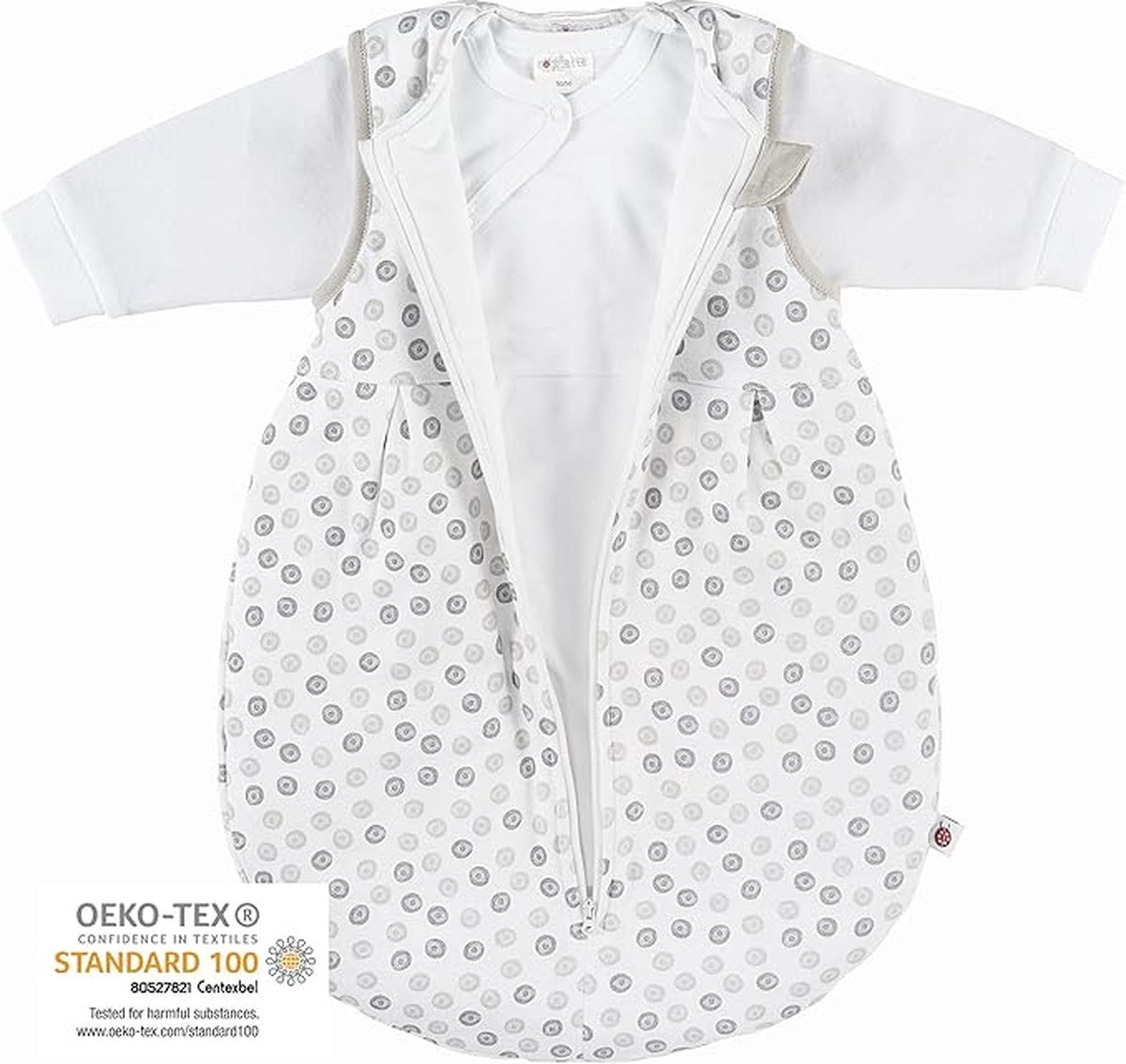 Image of ademend 100% katoen mousseline zachte inbakerdeken | Unisex slaapzak voor babymeisjes en jongens : 0-3 maanden