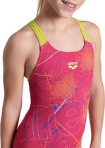 Arena G Galactic Swimsuit Swim Pro Back Freak Rose-Softgreen