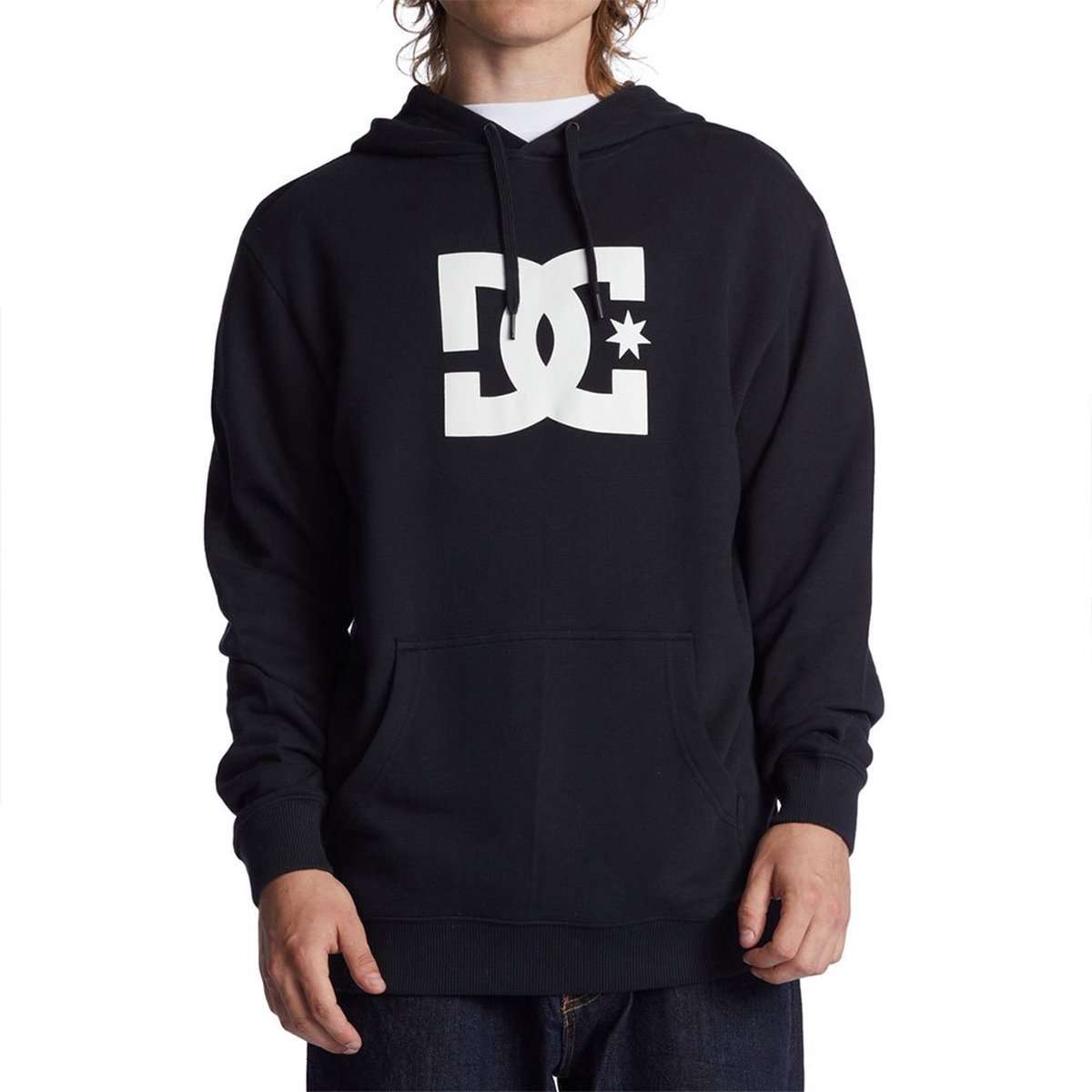 Dc Shoes Star Hoodie S Man Zwart
