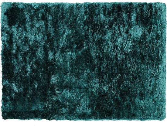OZAIA Tapijt shaggy DOLCE - Polyester - 120 x 170 cm - Dennengroen L 170 cm x H 4 cm x D 120 cm